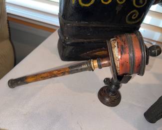 Traditional Tibetan Buddhist prayer wheel