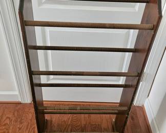 Vintage Wooden Spool Shoe or Quilt Rack