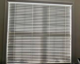 NEW White Wooden Blind 70”x70”
