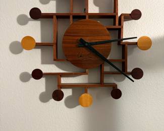 Fabulous MCM style wall clock