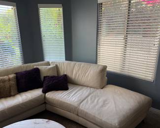 Leather sectional - great condition