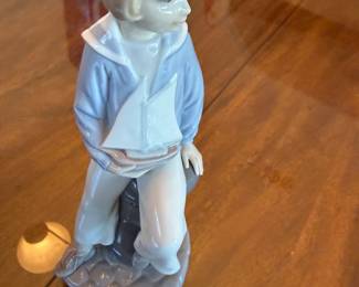 Lladró Sailor Boy with Sailboat" (#4810)