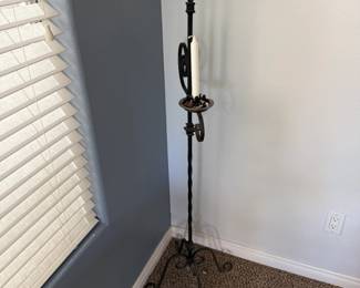 Wrought iron candle stick