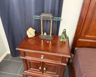 Night stand matching king bed and headboard and dresser