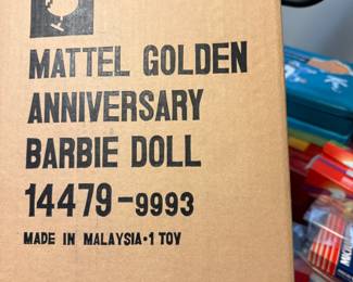 Mattel Golden Barbie Doll in box