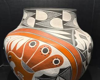 Large Pot By Adrian Trujillo From Acoma NM