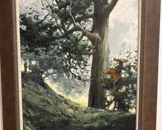 Beautiful Landscape Painting Signed V. Orsini