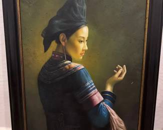 Beautiful Painting Of A Woman