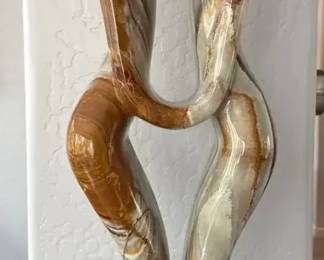 Onyx Sculpture Of A Couple