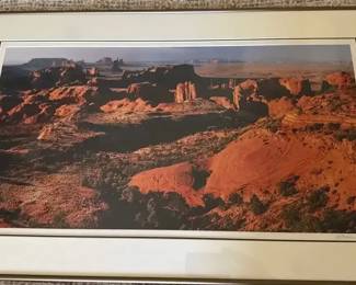 Evening Panorama  Monument Valley By John Gavrilis