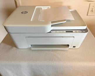 Home Office Lot  HP Desket Plus 4155 Printer and Office Chair wWheels