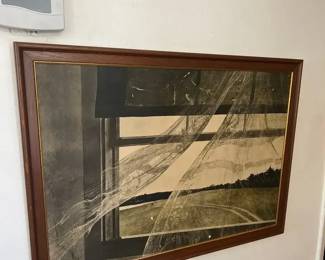30 x 21 Framed Art Print  Wind from the Sea  Andrew Wyeth
