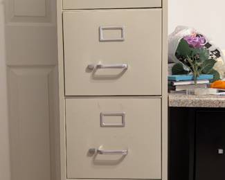 Four drawer filing cabinet