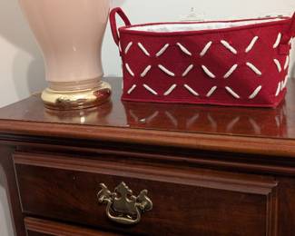 Two drawer night stand