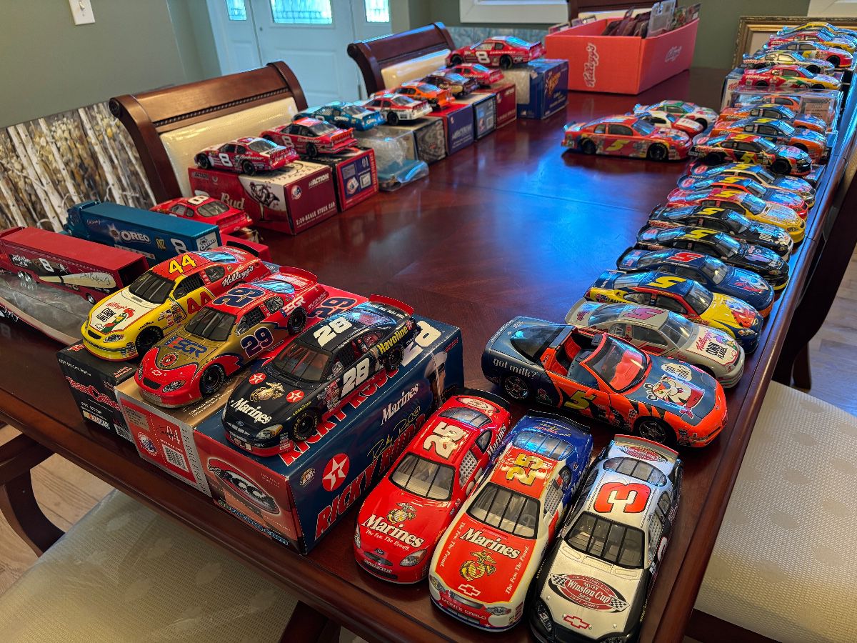 Diecast cars, with many original boxes