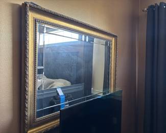 Gilded mirror