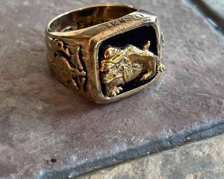 USMC Semper Fi bulldog ring