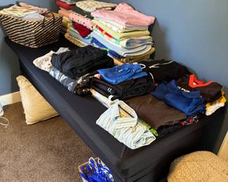 Kids clothing, Baby blankets etc.