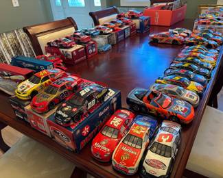 Diecast cars, with many original boxes