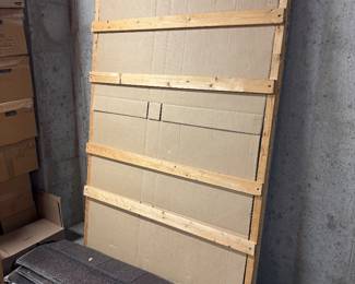XL table glass (boxes) & shingles