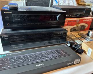Pioneer receiver & CD player