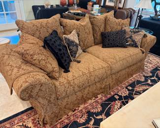 Rolled Arm Sofa with Down Feather Cushions