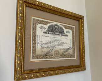 1800s Scripophily: King David Mining Co. 