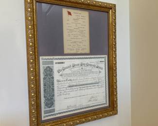1800s Scripophily: The Cunard Steam Steam Ship Company Limited Stock Certificate