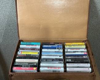 Cassette Case Full of Cassettes