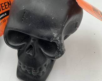 Wax Skull Candle
