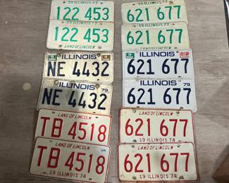 Old License Plates