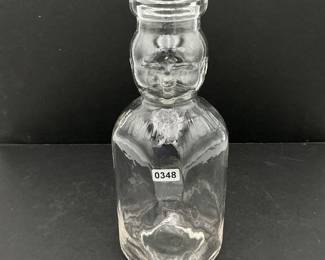 Vtg Baby Head Milk Bottle