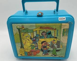 Plastic Sesame Street Lunch Box