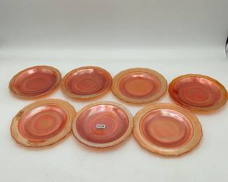 Various Carnival Glass Plates