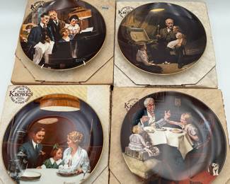 4 Rockwell Collectors Plates