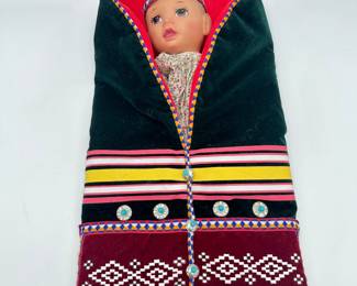 Native American Hand Made Puppet Doll