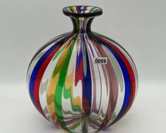 Very Cool Colorful Art Glass Vase