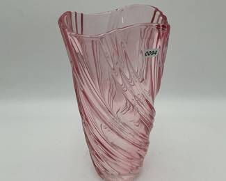 Pink Glass Vase