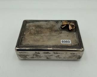 Silver Plated Trinket Box