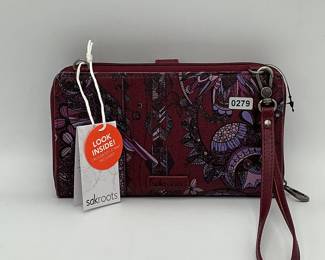 SAKROOTS Ladies Cross Body Purse NEW