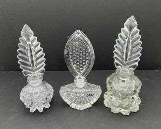 3 Perfume Bottles