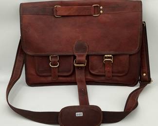 Men's Handmade Leather Briefcase NICE