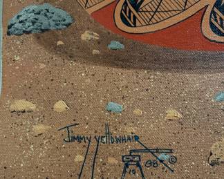 Up close signature Jimmy Yellowhair originals 