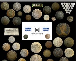 Colonial Coppers, Silver and EAC Auction 