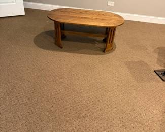 Oak coffee table