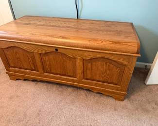 solid oak Hope chest