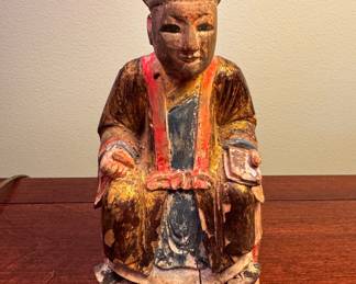 Chinese Temple Offering Figurine. Photo 1 of 3.