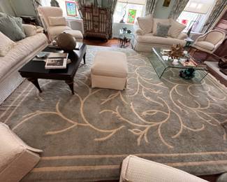 Custom Wool Rug. Measures 11' 5" x 15' 3". Photo 1 of 3.
