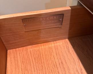 Hickory Chair 5-Drawer Side Tables with Bracket Feet - 2 Available. Each Measures 32" W x 20"D x 32" H. Photo 5 of 5.