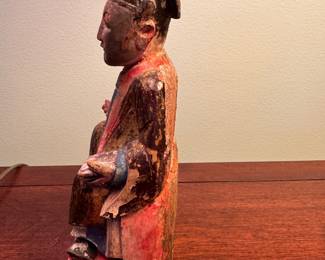Chinese Temple Offering Figurine. Photo 2 of 3.